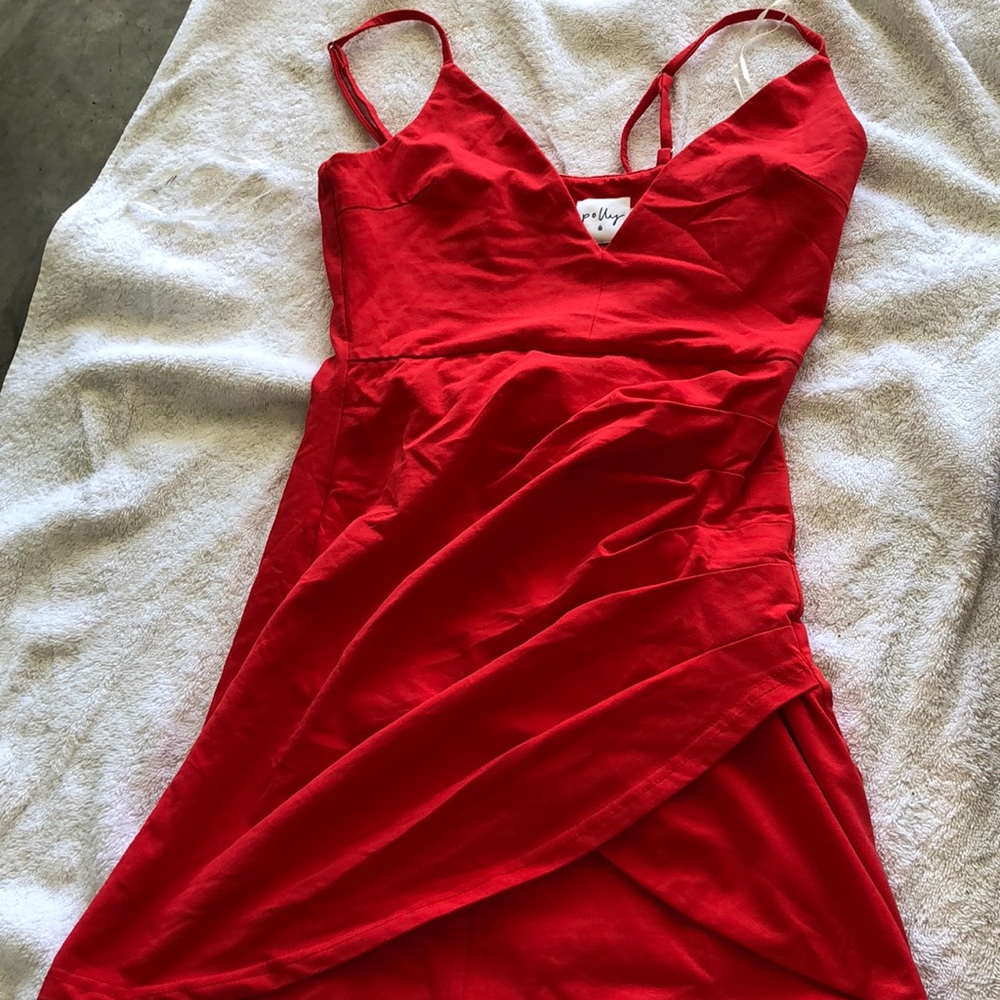 Oo Polly red dress